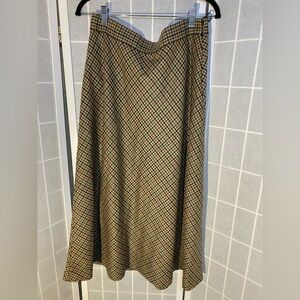 Luisa Spagnoli Multicolor Houndstooth Skirt